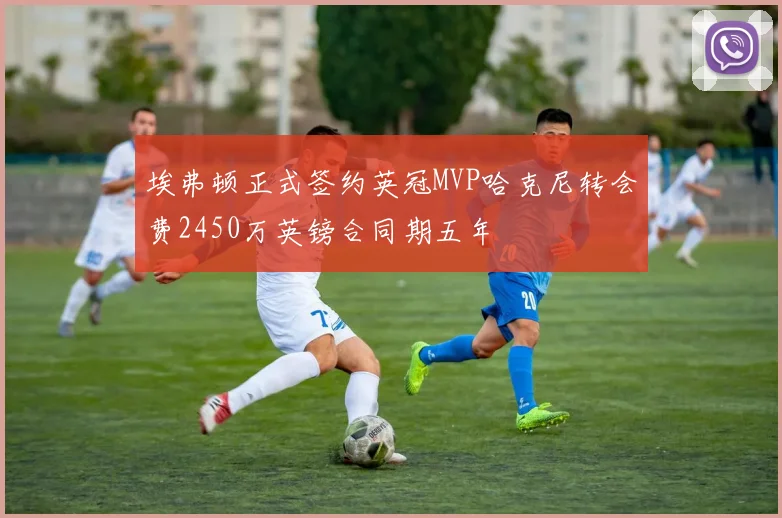埃弗顿正式签约英冠MVP哈克尼转会费2450万英镑合同期五年